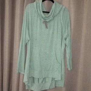 Lane Bryant livi active cowl neck top